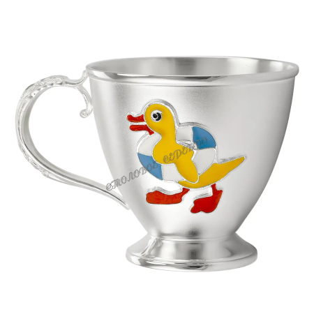 Детская серебряная кружка №4 (Серебро 925 пр)