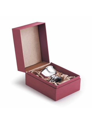 Серебряная икорница 93014774 с футляром