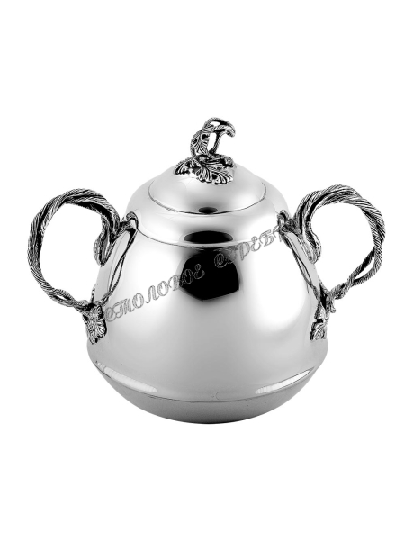 Серебряная сахарница 930527-1 с футляром