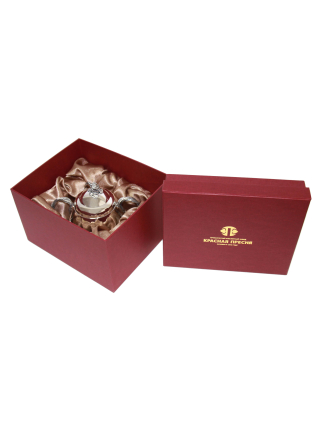 Серебряная сахарница 930527-1 с футляром