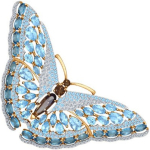 Брошь из серебра