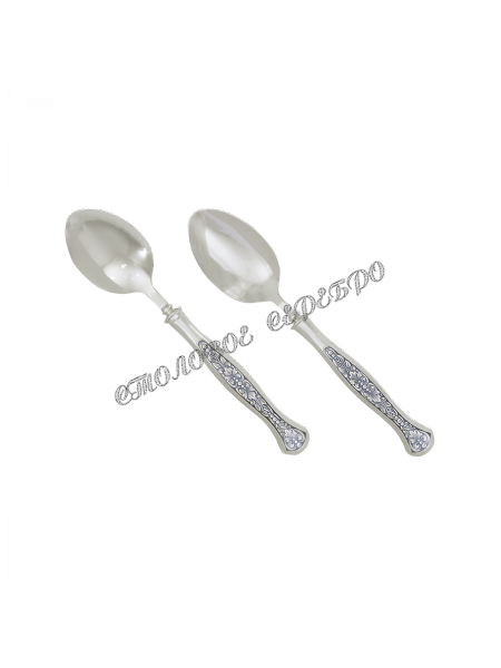 Серебряная столовая ложка "Маргарита"