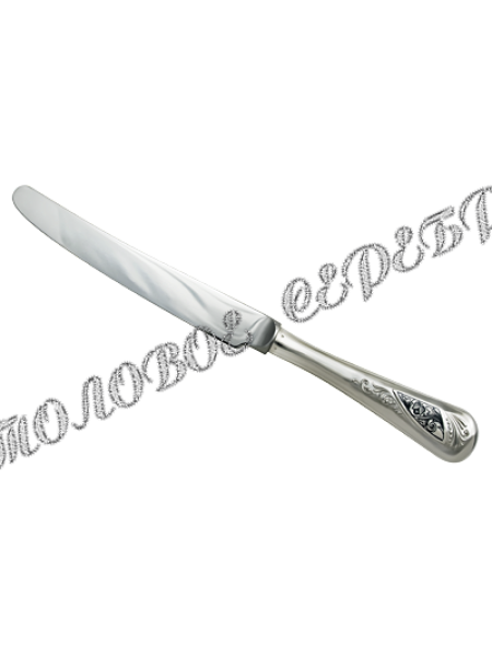 Серебряный столовый нож "Подснежник" 