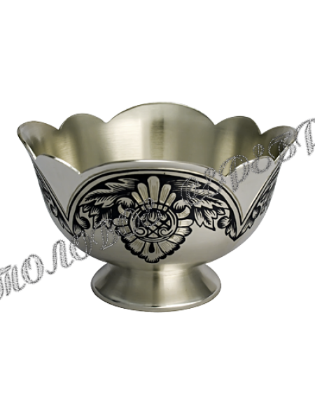 Серебряная солонка "Цветок"