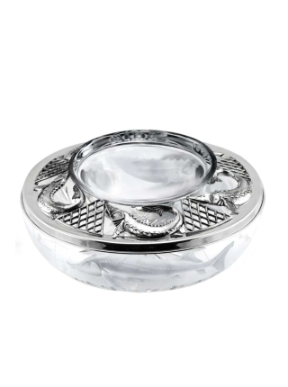 Серебряная икорница «Осетр»