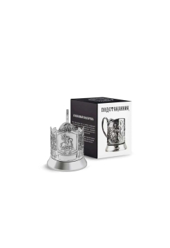 Подстаканник "Георгий Победоносец" посеребренный С36518