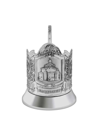 Подстаканник "Владимир" посеребренный С36521/13
