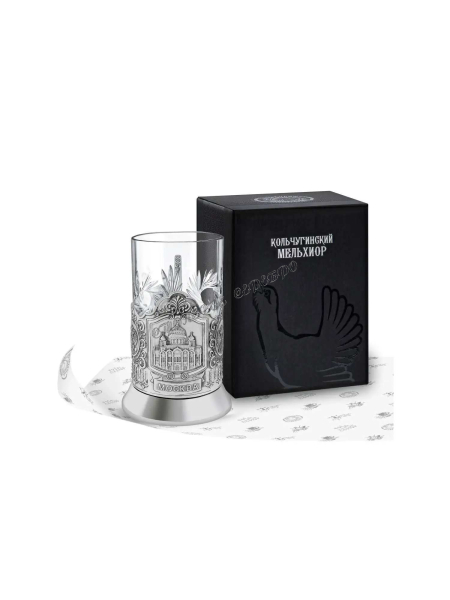 Подстаканник "Храм Христа Спасителя" посеребренный