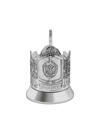 Подстаканник "ФСБ" посеребренный С36514