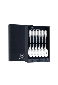 Набор серебряных кофейных ложек «Фамильная»